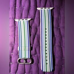 blue green white apple watch band 42mm 44mm 45mm 49mm NWOT